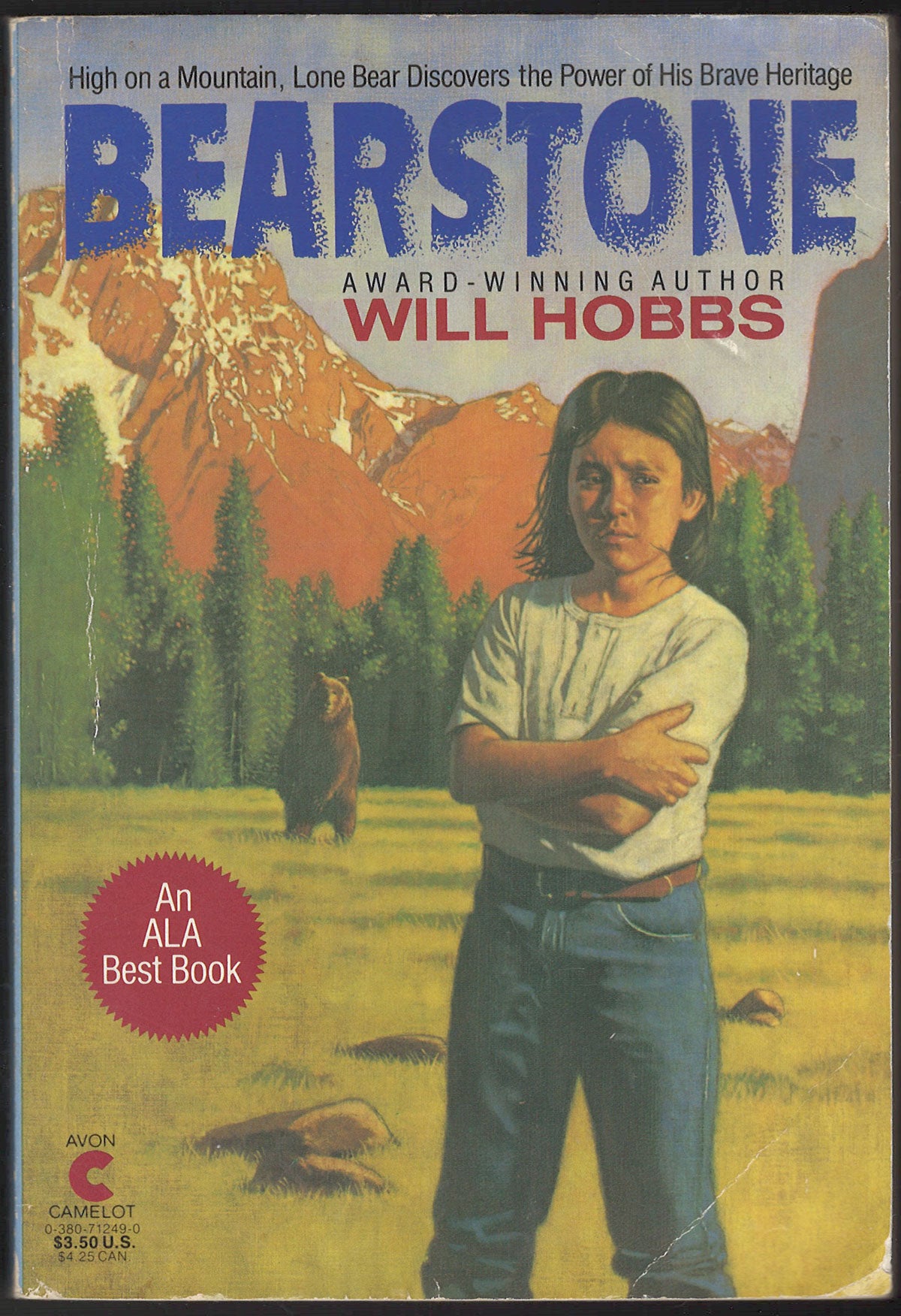 Bearstone by Will Hobbs front cover