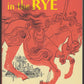 Book cover of 'The Catcher in the Rye' with a red horse illustration and yellow text.