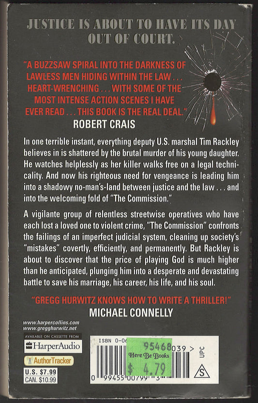 The Kill Clause by Gregg Hurwitz back cover