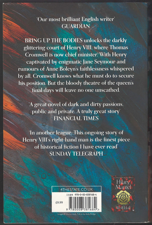 Bring Up the Bodies by Hilary Mantel back cover