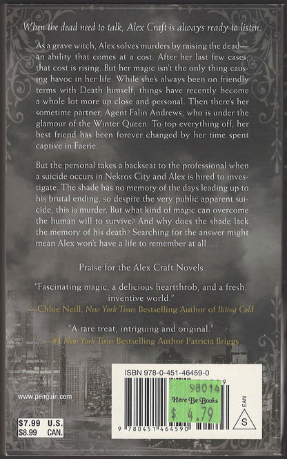 Grave Memory by Kalayna Price back cover