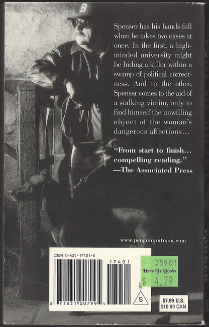 Hush Money by Robert Parker back cover
