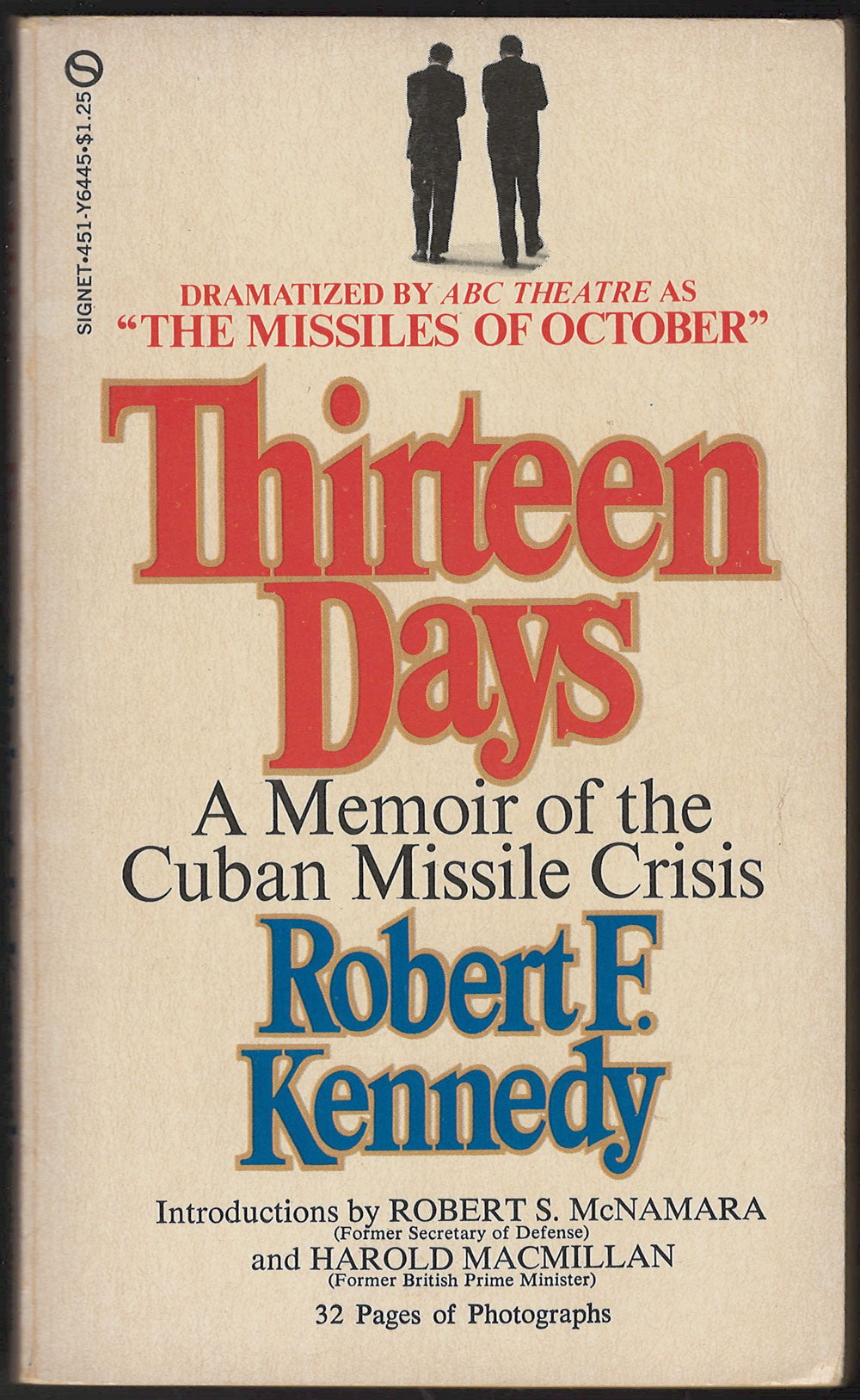 Thirteen Days by Robert F. Kennedy front cover