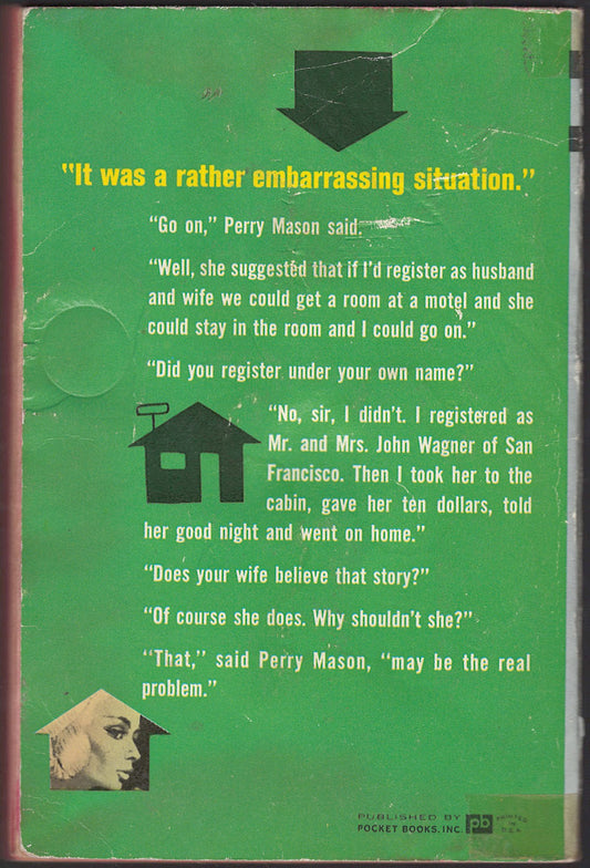 The Case of the Screaming Woman by Erle Stanley Gardner back cover