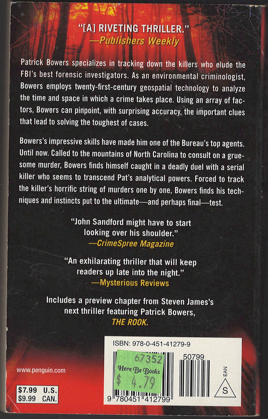 The Pawn by Steven James back cover