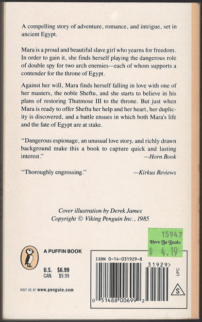 Mara, Daughter of the Nile by Eloise Jarvis McGraw back cover