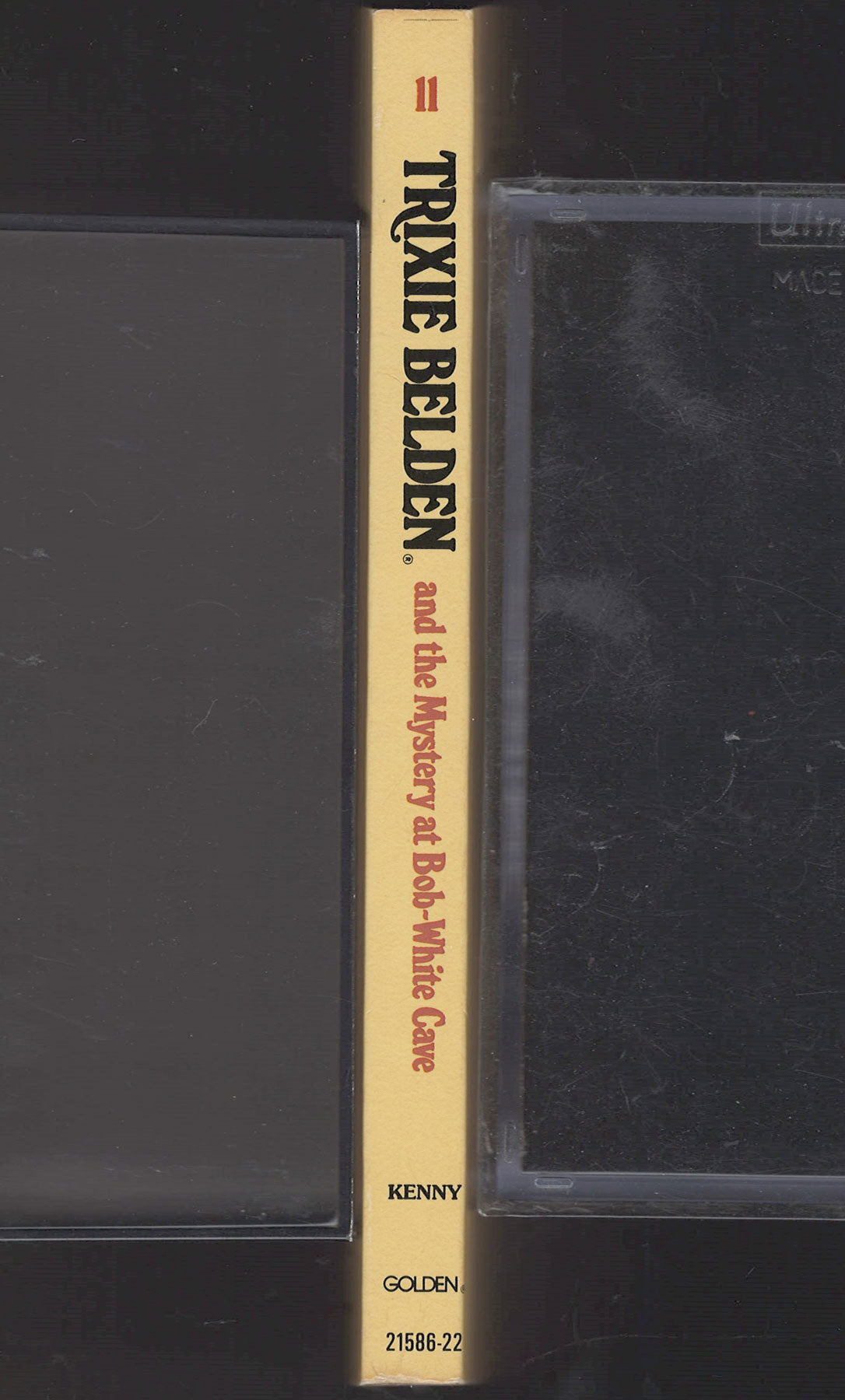 Book titled 'Trixie Belden and the Mystery at Bob White Cave' published by Golden Press