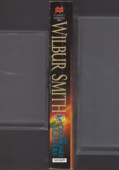 The Diamond Hunters by Wilbur Smith spine