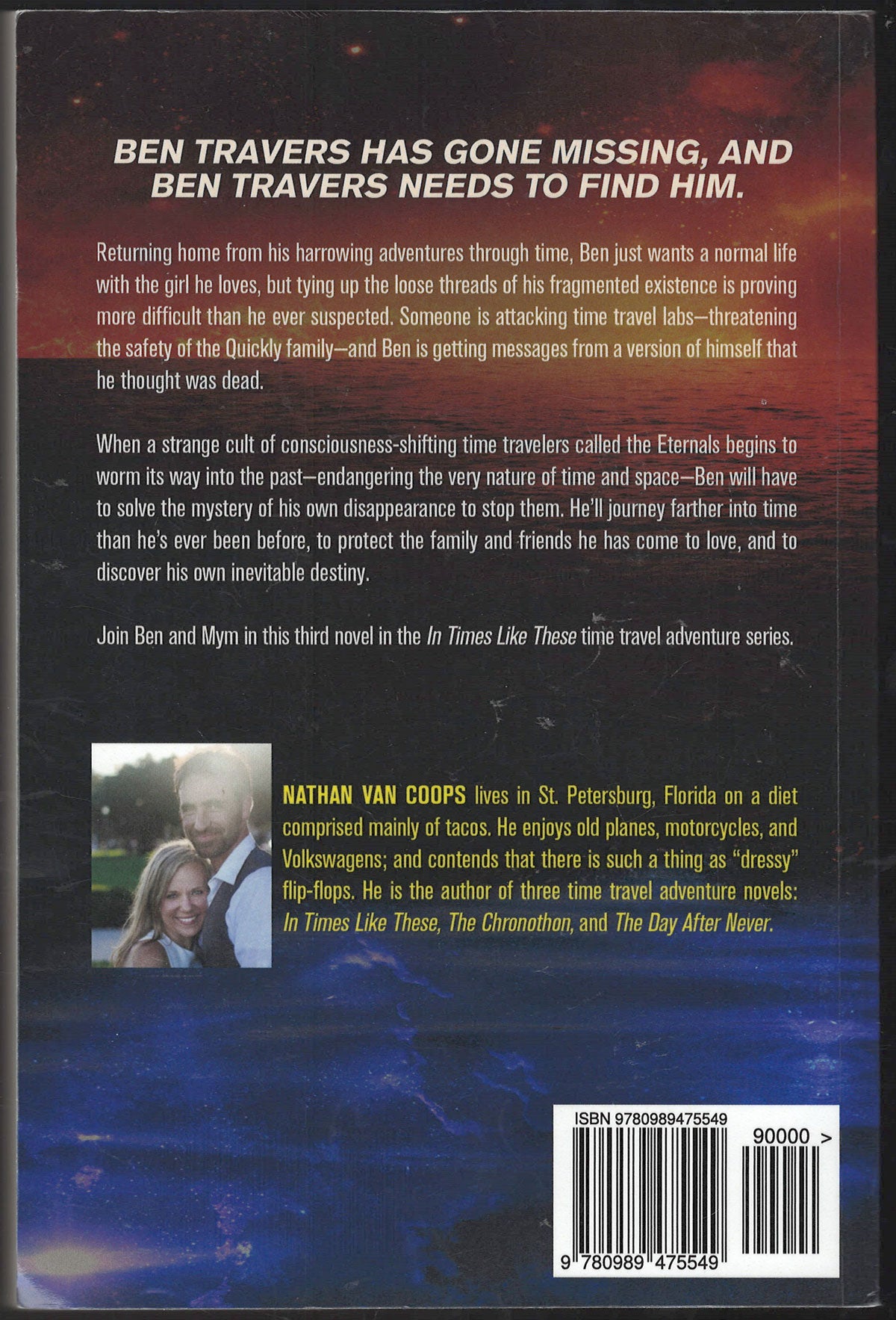 The Day After Never by Nathan Van Coops back cover