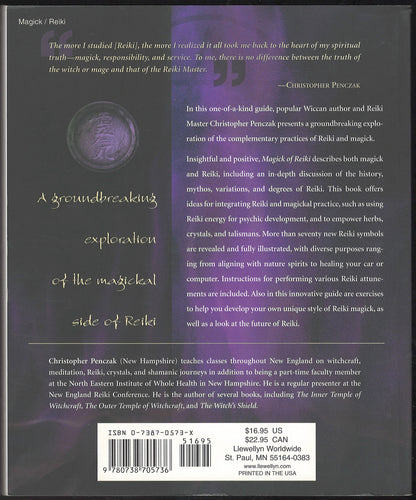 Magick of Reiki by Christopher Penczak back cover
