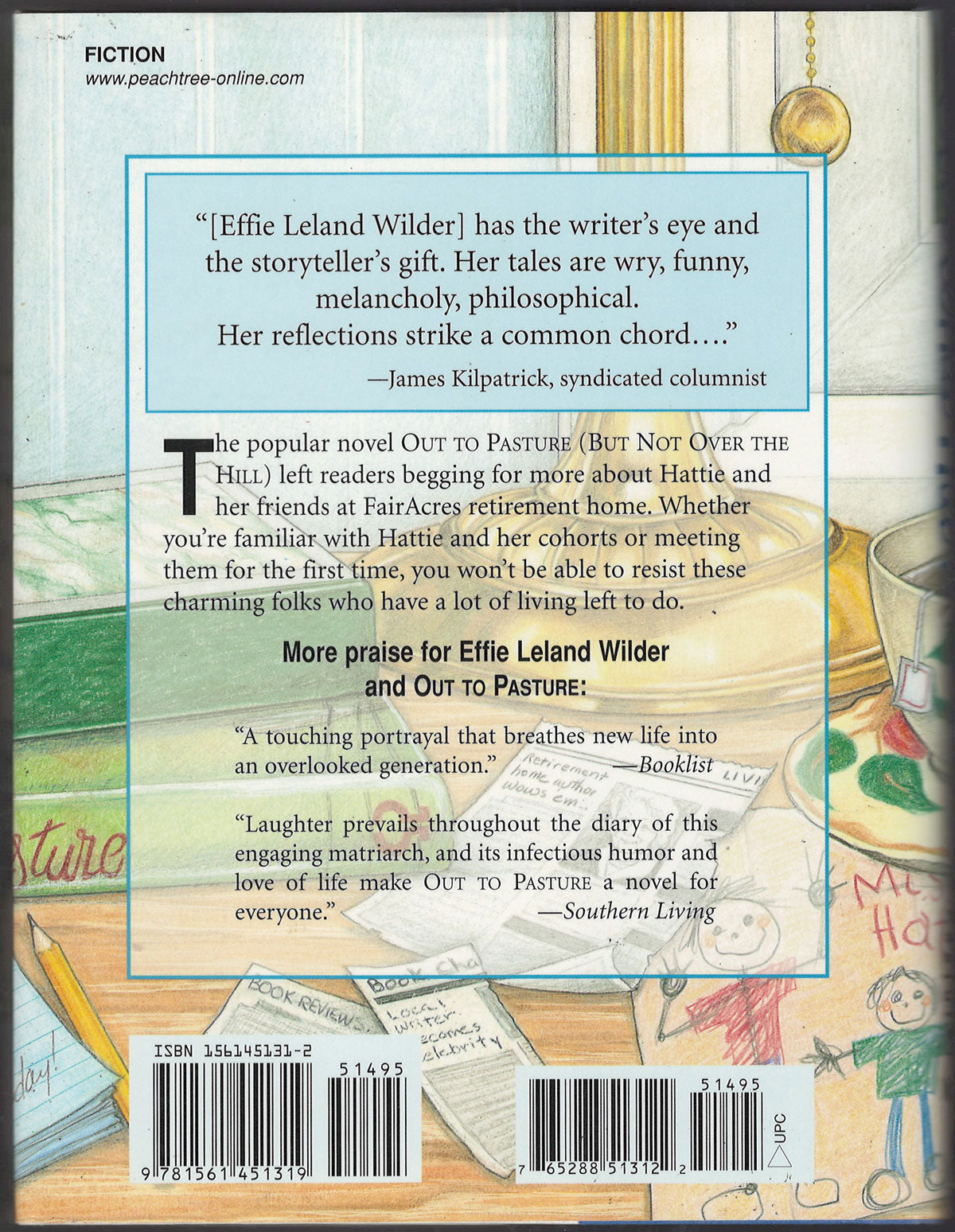 Over What Hill? (notes from the pasture) by Effie Leland Wilder back cover