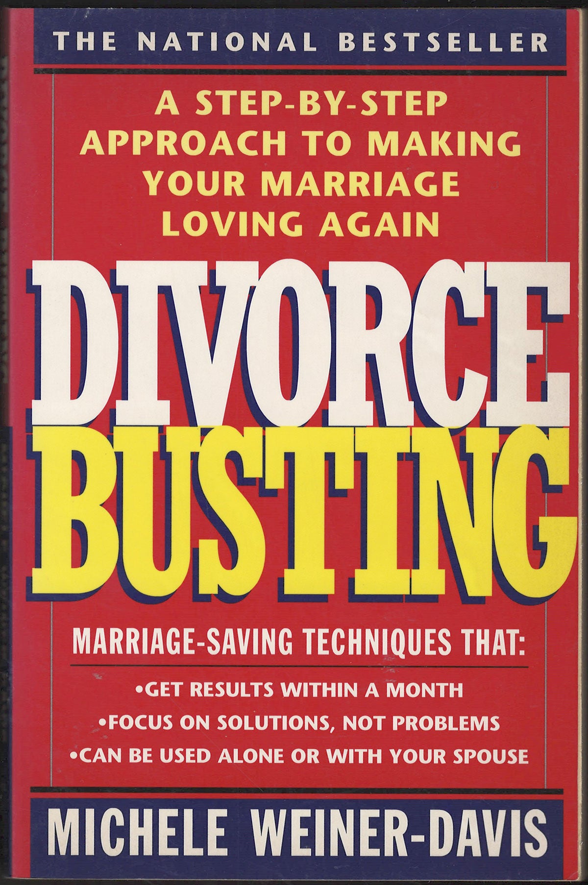 Divorce Busting by Michele Weiner-Davis front cover