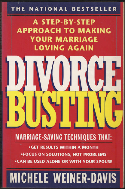 Divorce Busting by Michele Weiner-Davis front cover