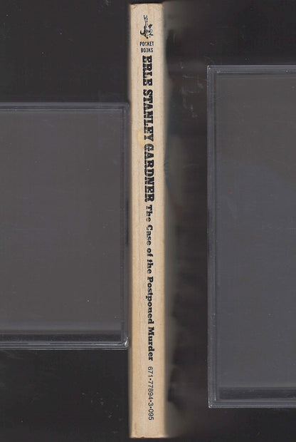 The Case of the Postponed Murder by Erle Stanley Gardner spine