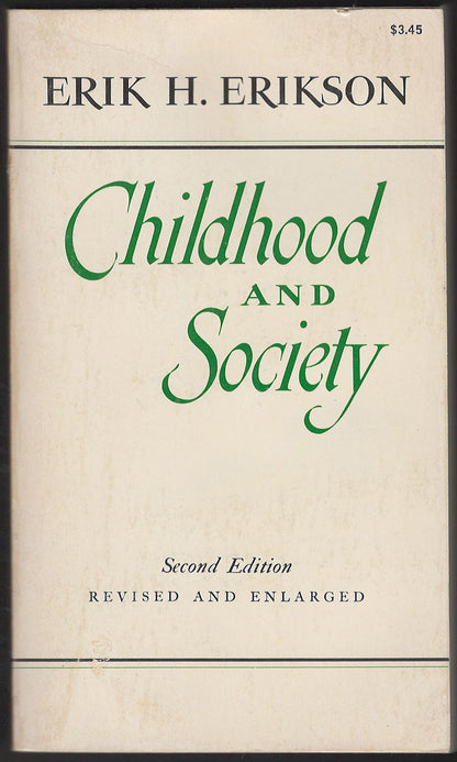 Childhood and Society by Erik H. Erikson front cover