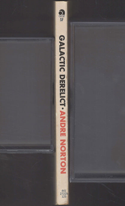 Galactic Derelict by Andre Norton spine