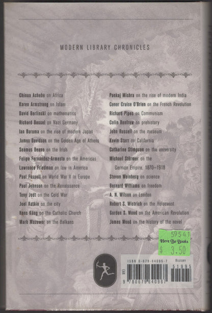 Peoples and Empires by Anthony Pagden back cover