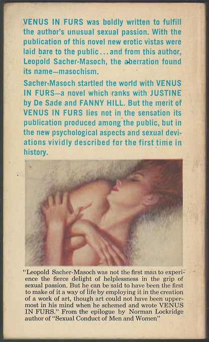 Venus in Furs by Leopold von Sacher-Masoch back cover