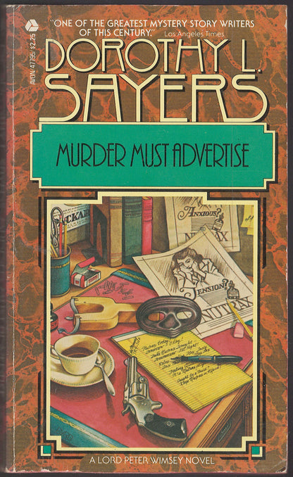 Murder Must Advertise by Dorothy Sayers front cover