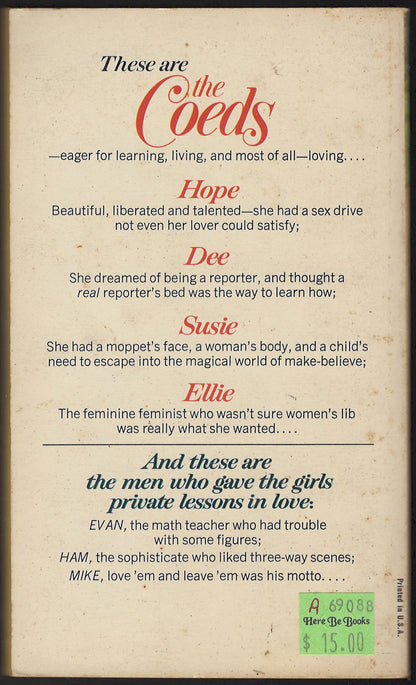 The Coeds Part II by Olivia Harmston back cover