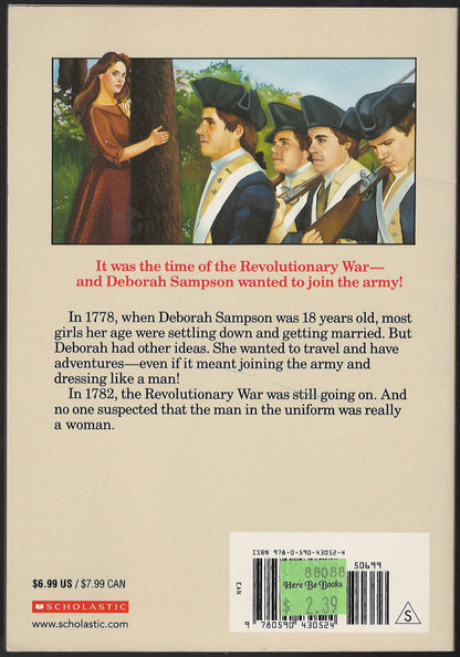 The Secret Soldier The Story Of Deborah Sampson back cover