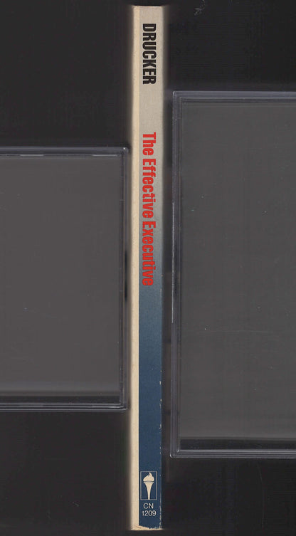 The Effective Executive by Peter F Drucker spine