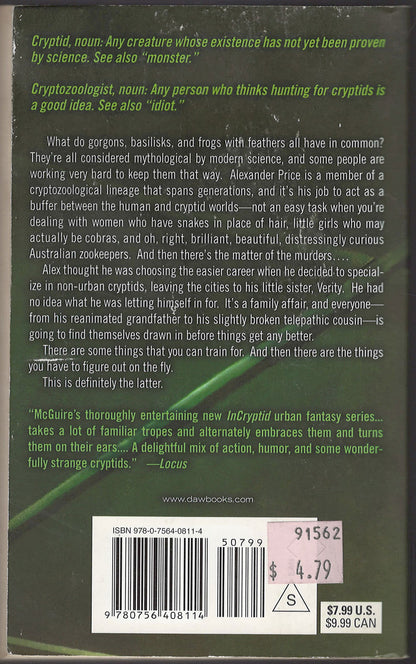 Half-Off Ragnarok by Seanan McGuire back cover