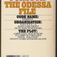 The Odessa File by Frederick Forsyth back cover