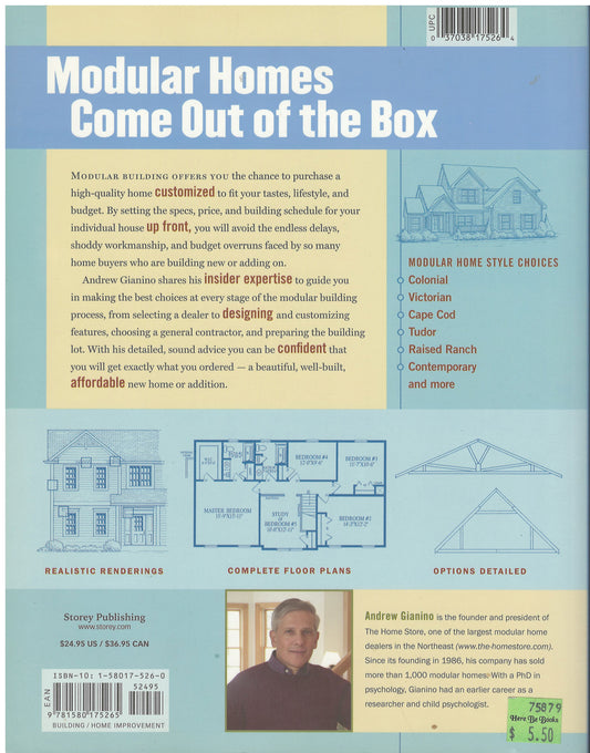 The Modular Home by Andrew Gianino back cover