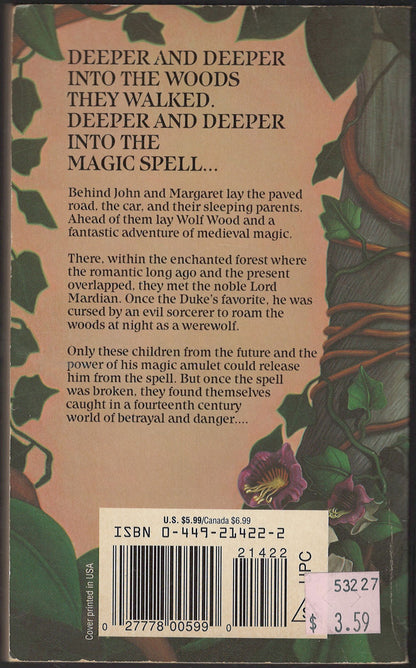 A Walk in Wolf Wood by Mary Stewart back cover