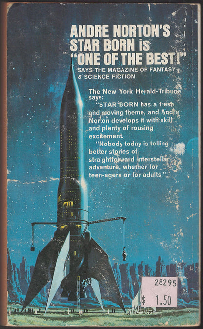 Star Born by Andre Norton back cover