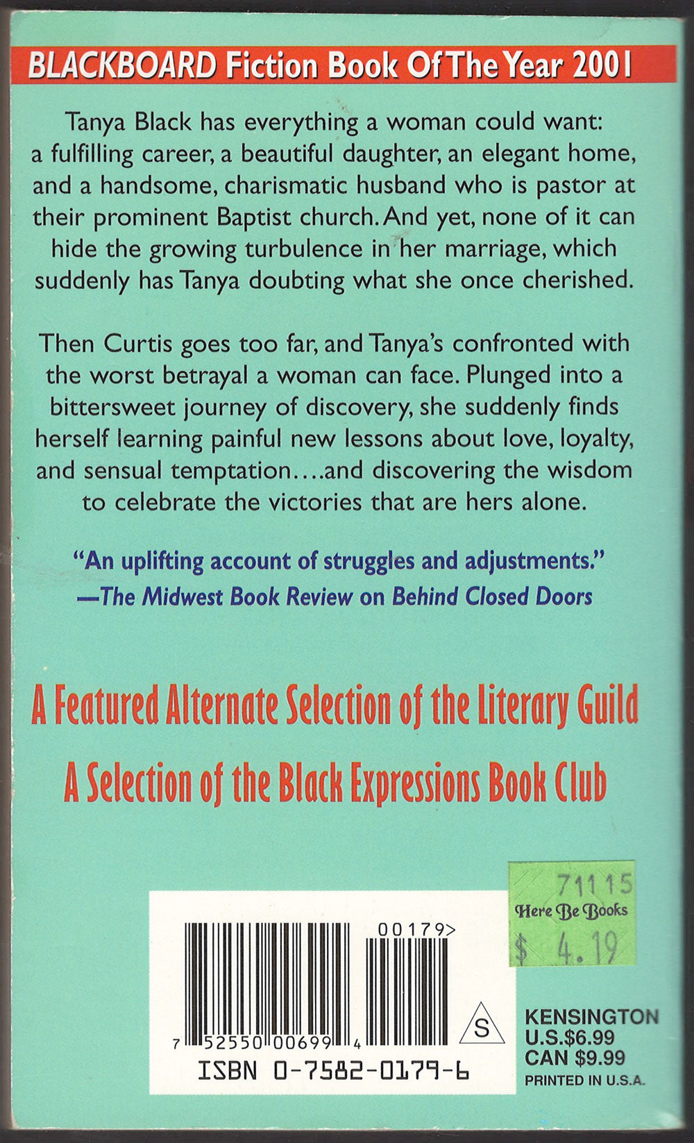 Casting The First Stone by Kimberla Lawson Roby back cover