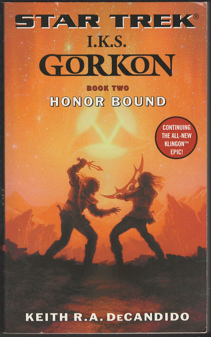 Honor Bound by Keith DeCandido front cover