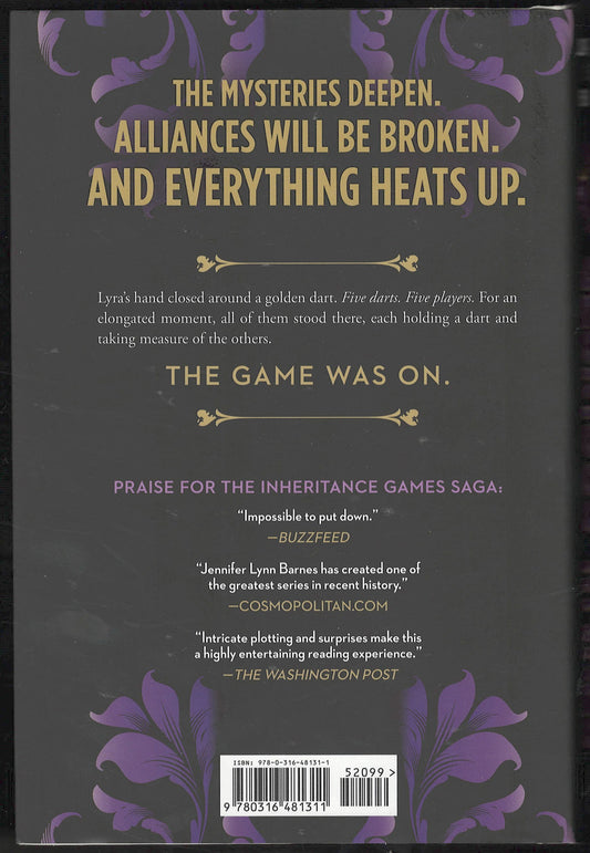 Glorious Rivals by Jennifer Barnes back cover