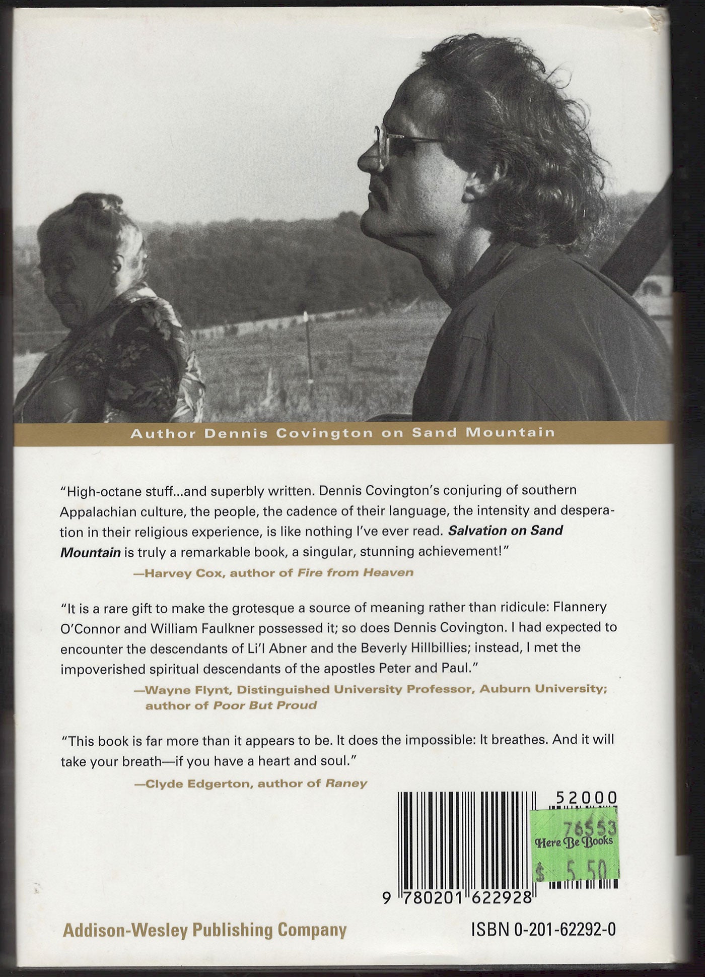 Salvation On Sand Mountain back cover