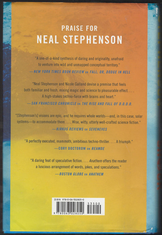 Termination Shock by Neal Stephenson back cover