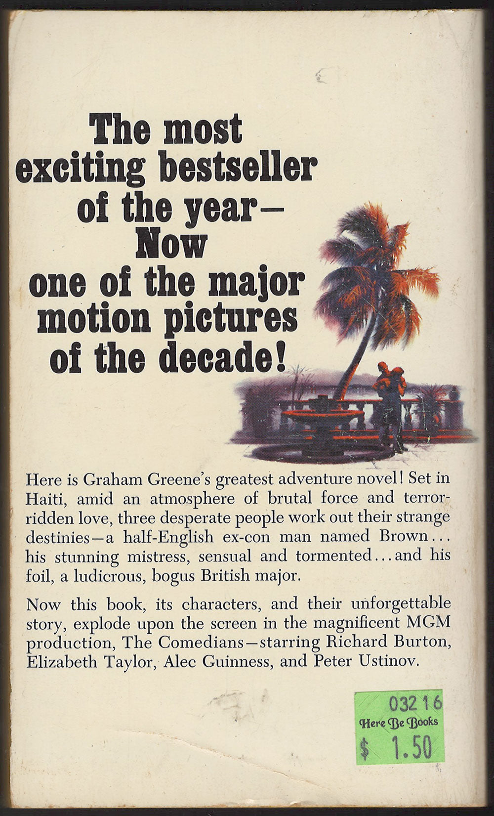 The Comedians by Graham Green back cover