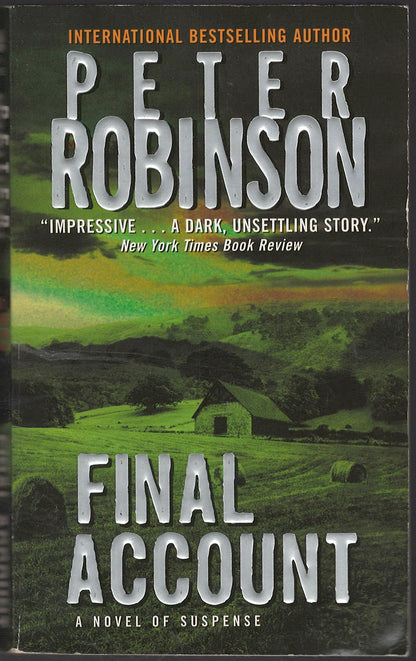 Final Account by Peter Robinson front cover