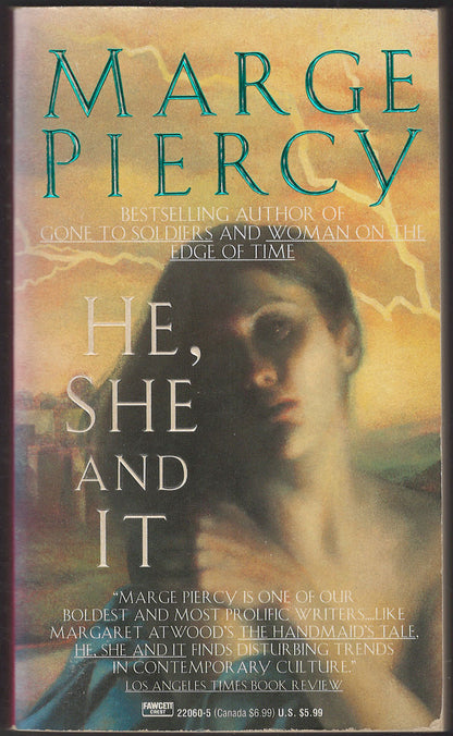 He, She and It by Marge Piercy front cover