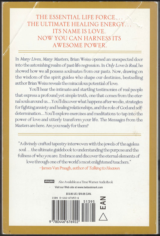 Messages from the Masters by Brian Weiss back cover