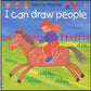 Front cover of I Can Draw People by I  Ray Gibson and Amanda Barlow with a drawing of a person riding a horse.