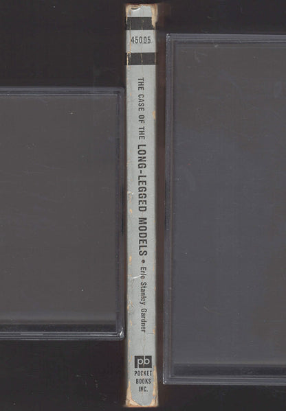 The Case of the Long-Legged Models by Erle Stanley Gardner spine