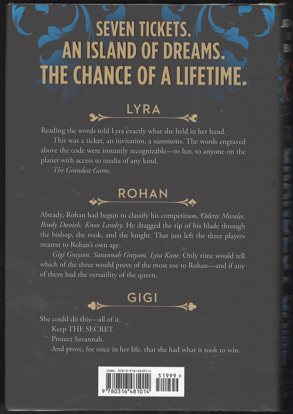 The Grandest Game by Jennifer Barnes back cover