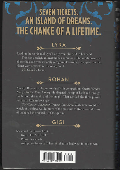 The Grandest Game by Jennifer Barnes back cover