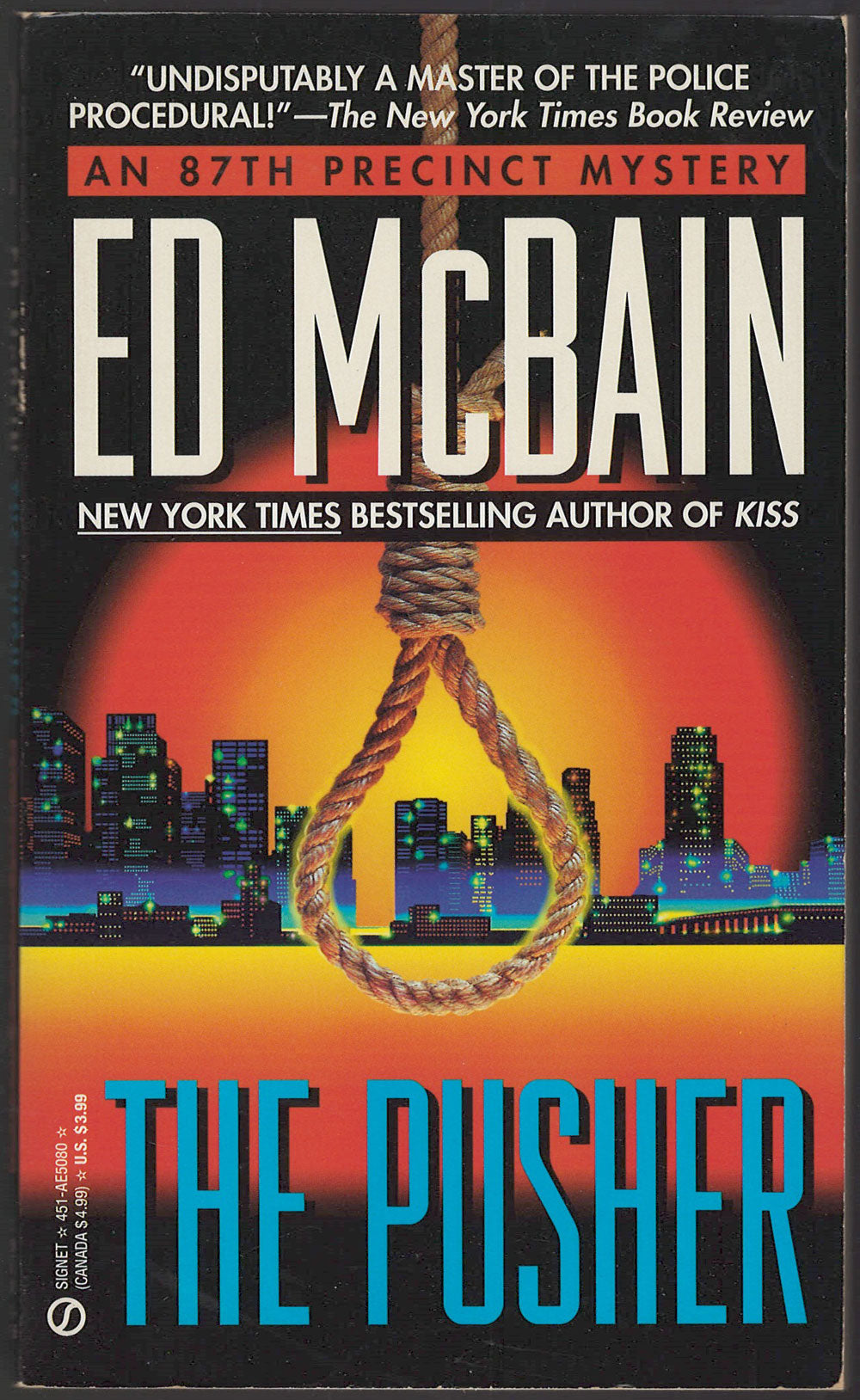 The Pusher by Ed McBain front cover