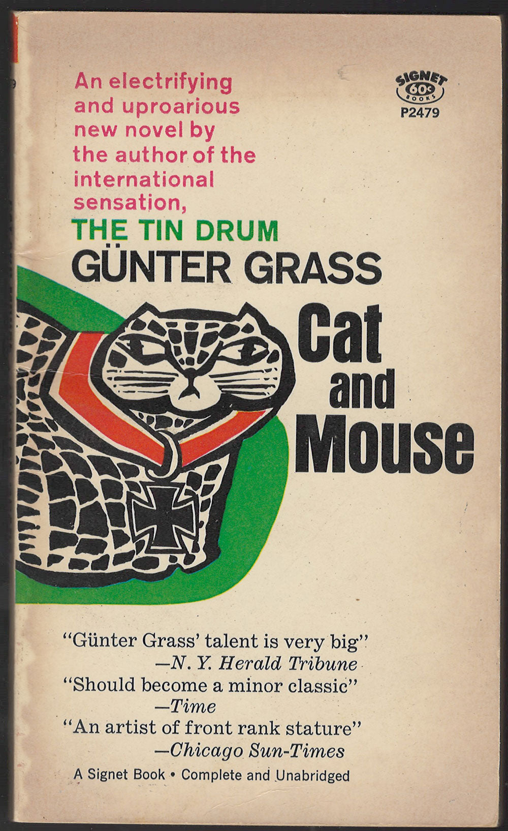 Cat and Mouse by Gunter Grass front cover