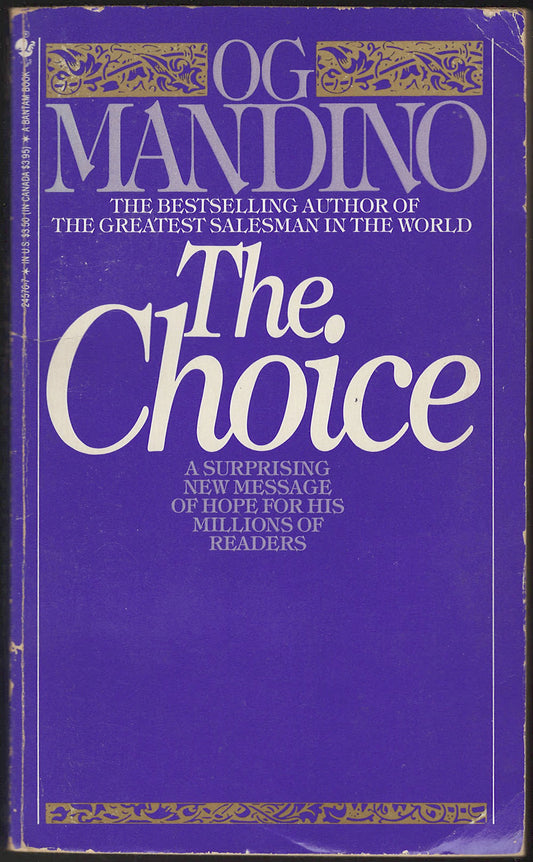 The Choice by Og Mandino front cover