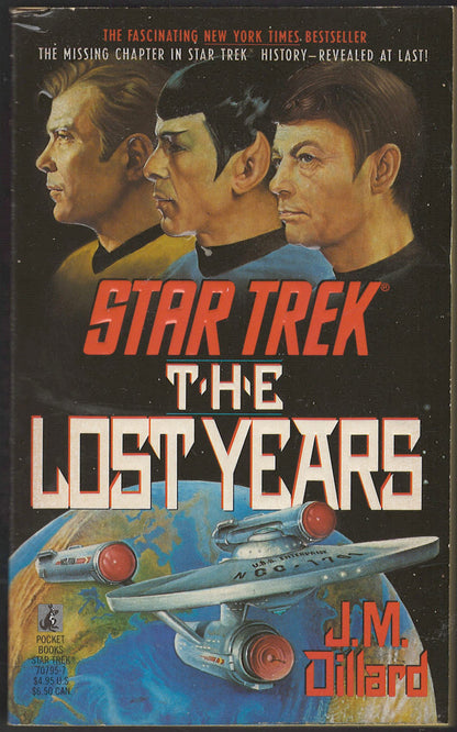 The Lost Years by J. M. Dillard front cover