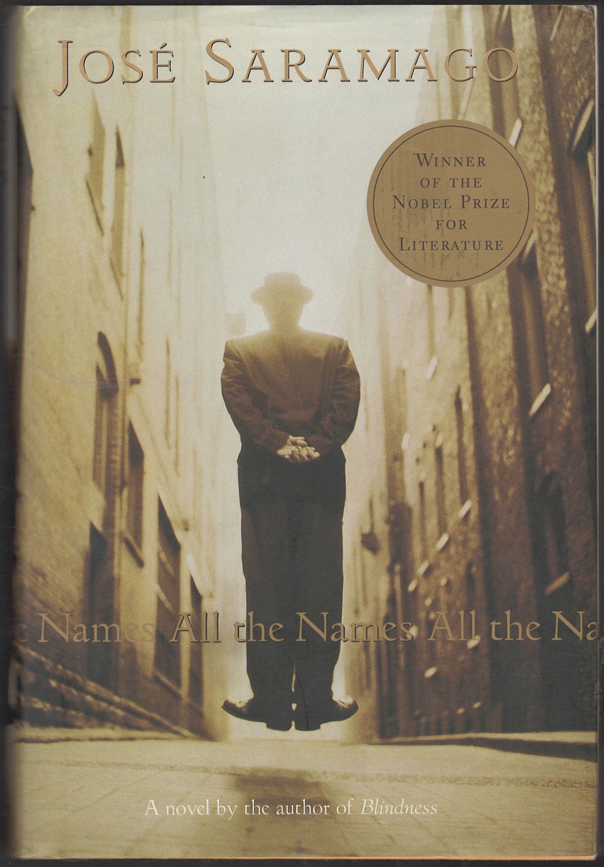 All the Names by Jose Saramago front cover