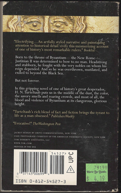 Justinian by H. N. Turtletaub back cover